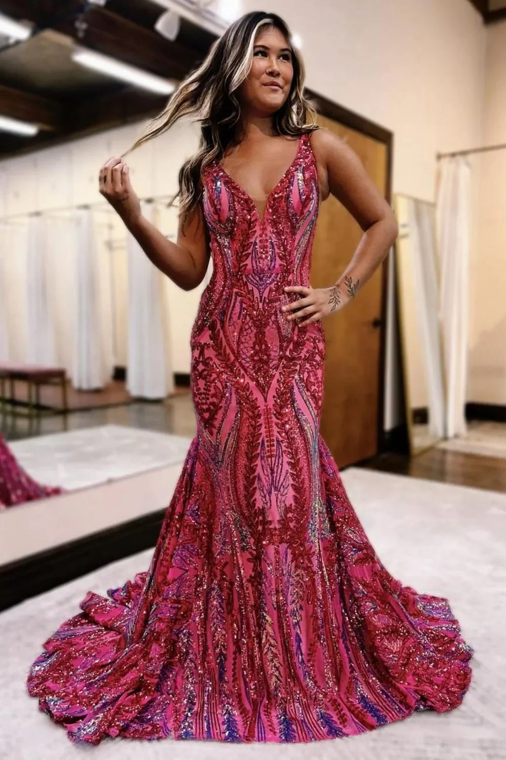 Sequin Prom Dresses