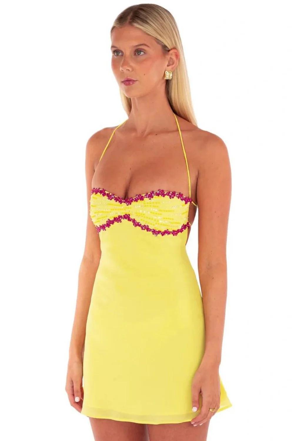 Trendy A Line Spaghetti Straps Light Blue Short Homecoming Dress with Sequins - Image 14