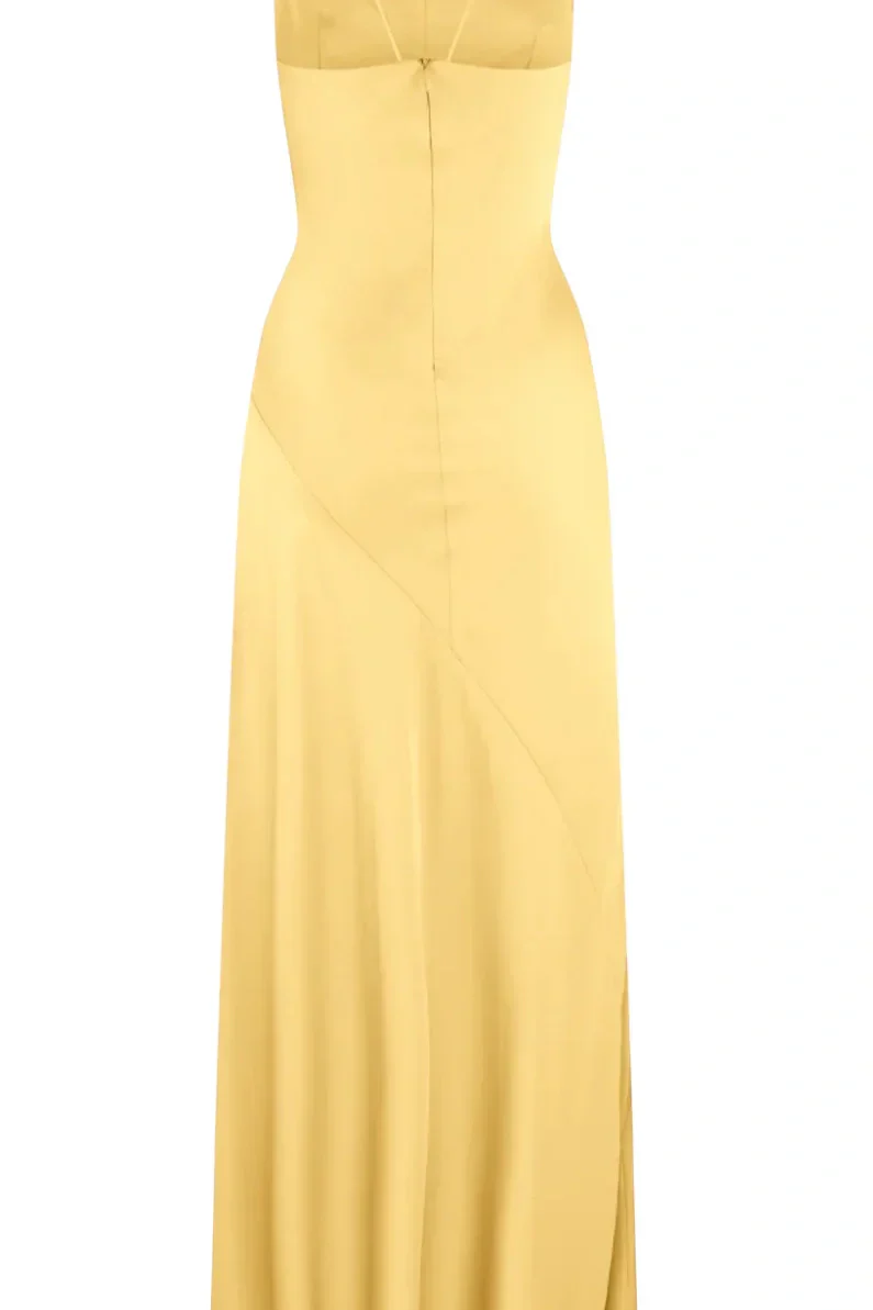 Trendy Sheath Spaghetti Straps Red Long Party Dress with Split Front - Image 15